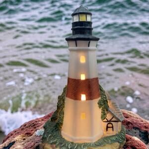 Lighthouse Night Light Lamp Works With On/Off Switch